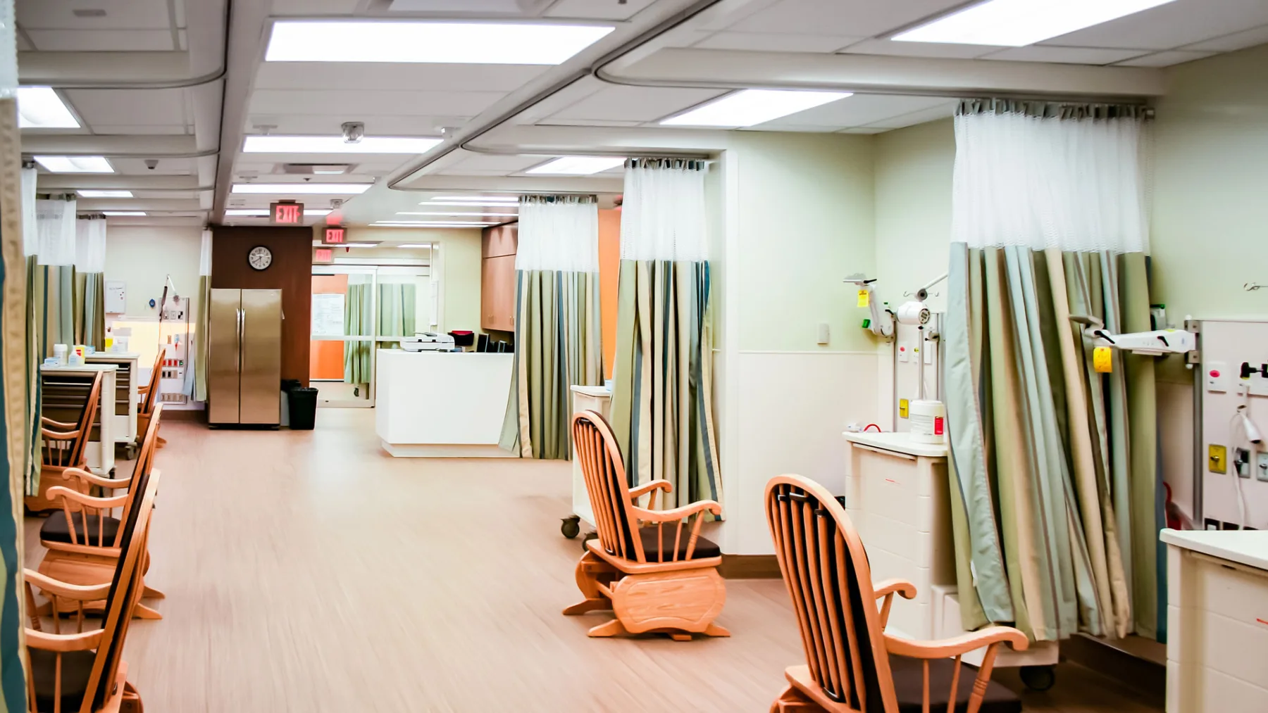 Interior photo of the NICU department