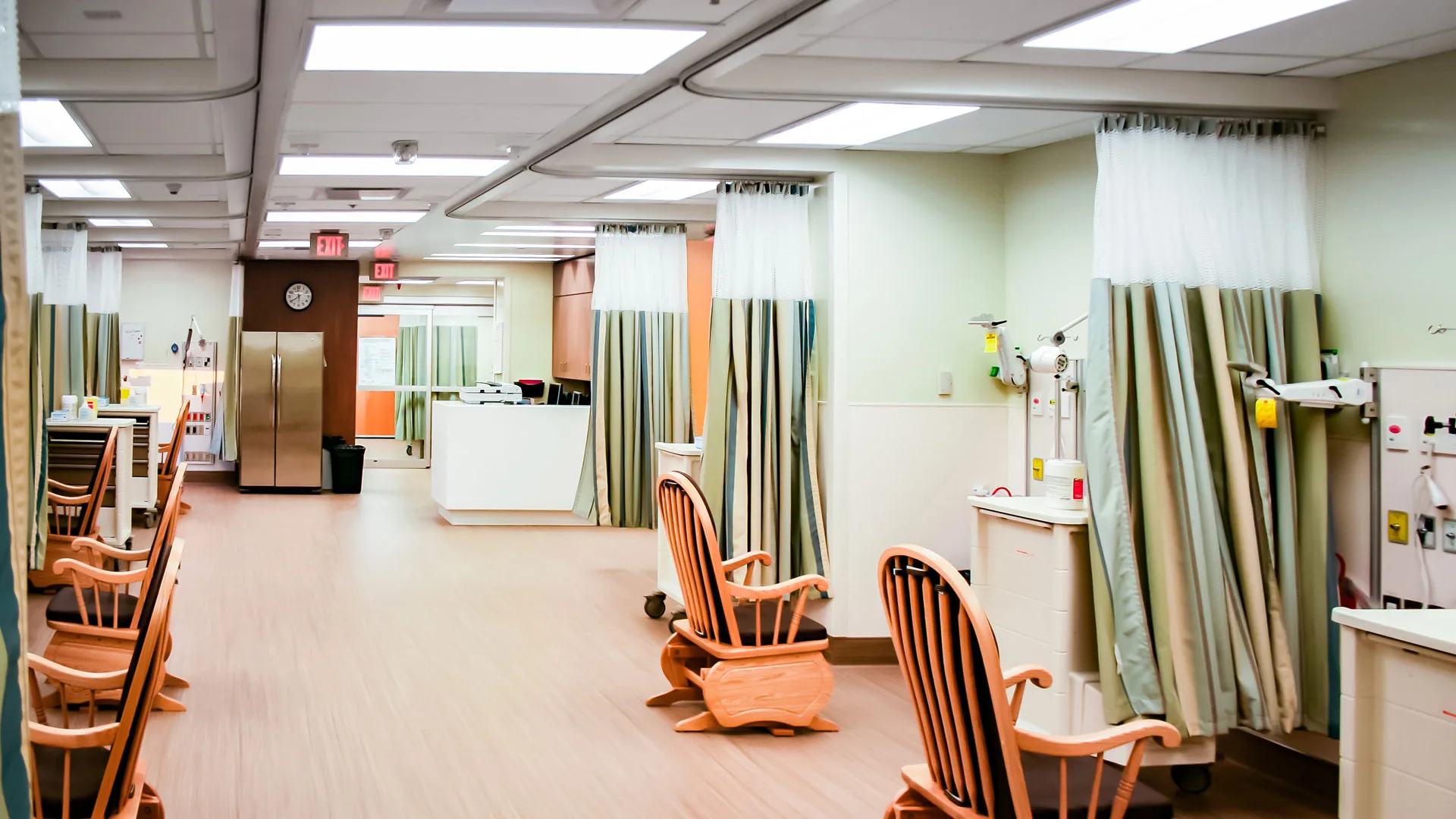 Interior photo of the NICU department