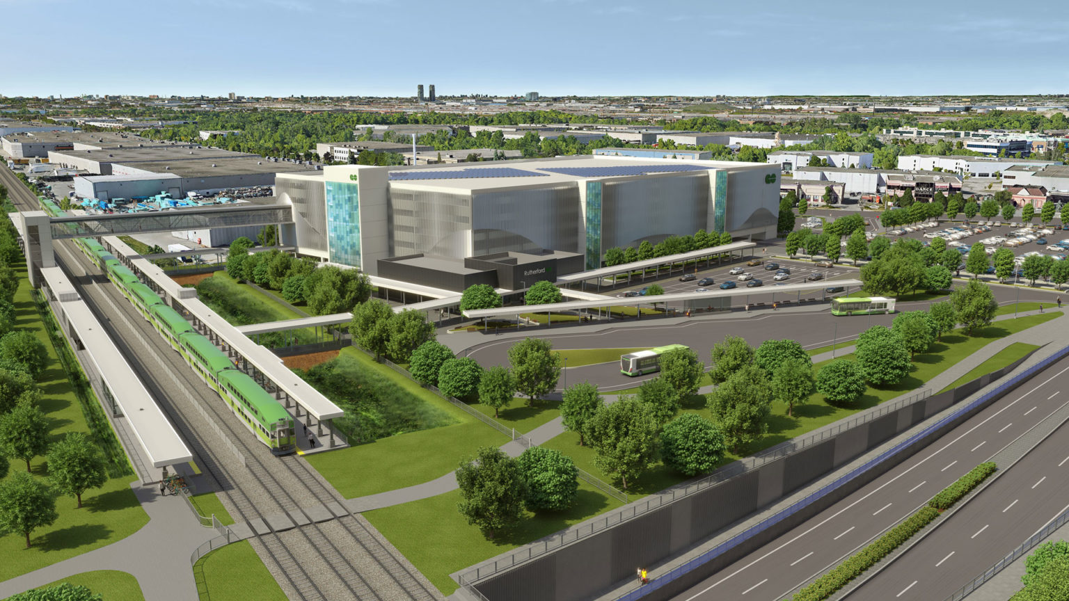 Ajax GO Station Parking Structure and Platform Strasman Architects Inc.