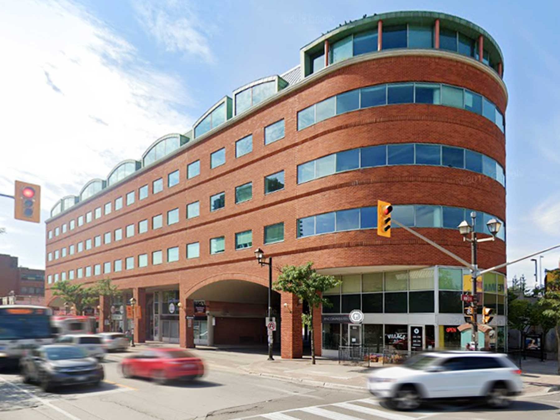 Photo of the Brampton Bus Terminal on a sunny day